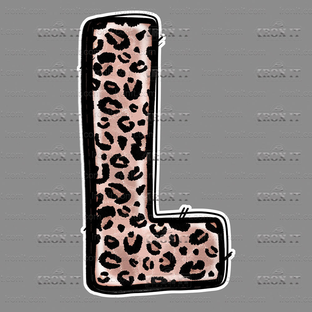 L Leopard Print | Home Iron On DTF (Direct-To-Film) Heat Transfers ...