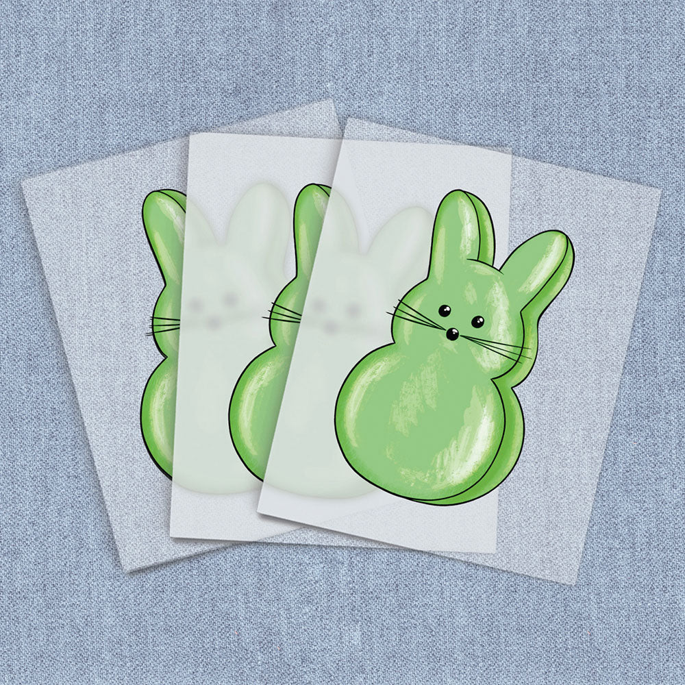 Green Marshmellow Bunny