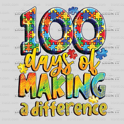 100 Days of Making A Difference Autism