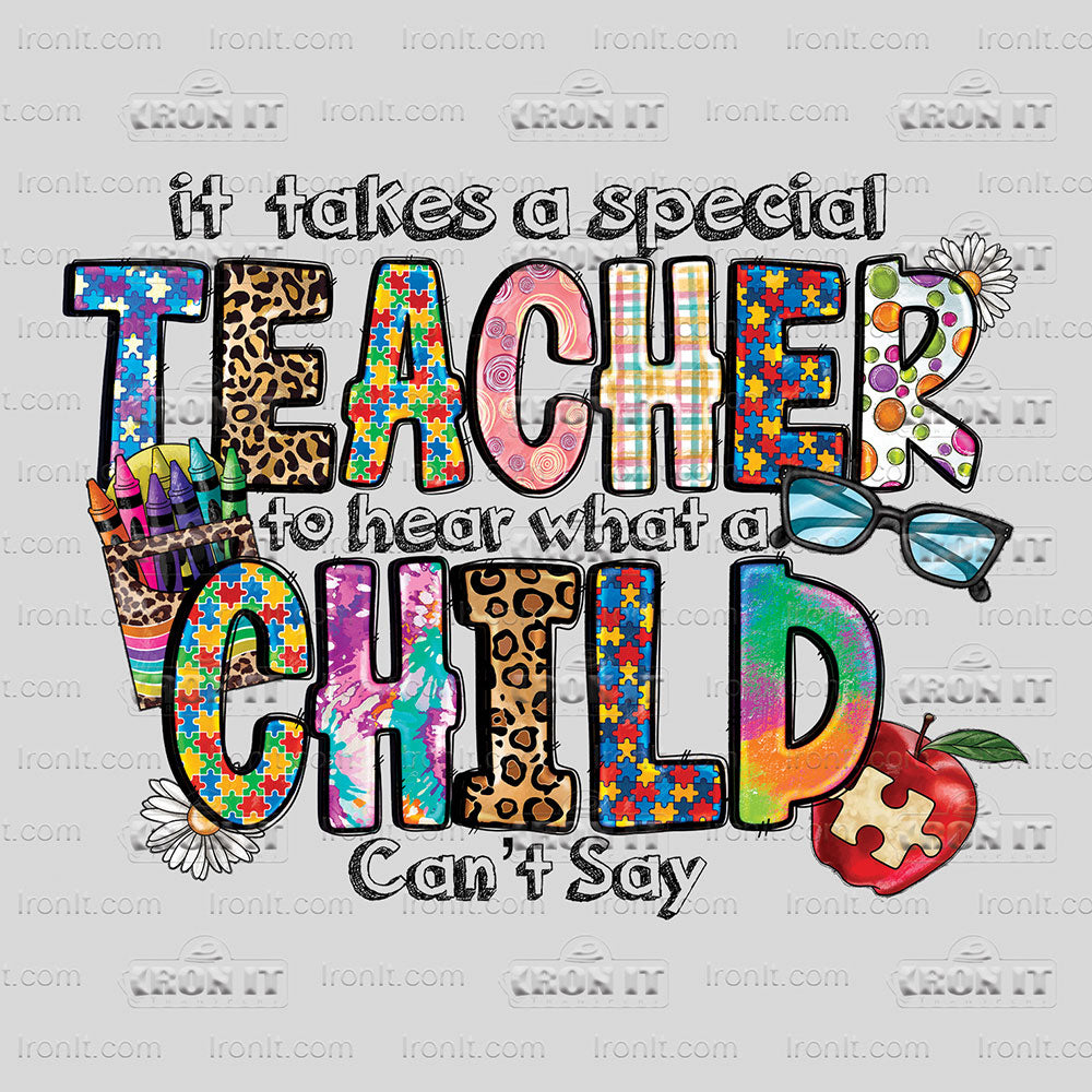 It Takes a Special Teacher to Hear What a Child Can't Say