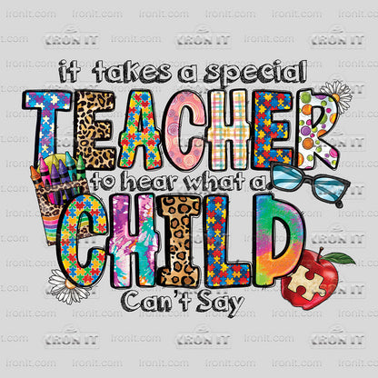 It Takes a Special Teacher to Hear What a Child Can't Say