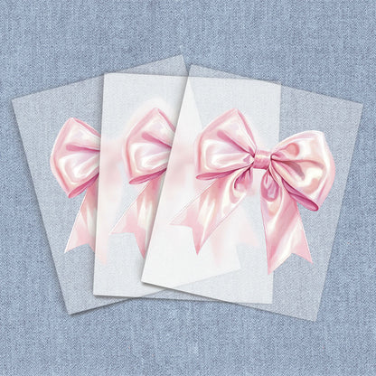 Pink Silk Coquette Bow