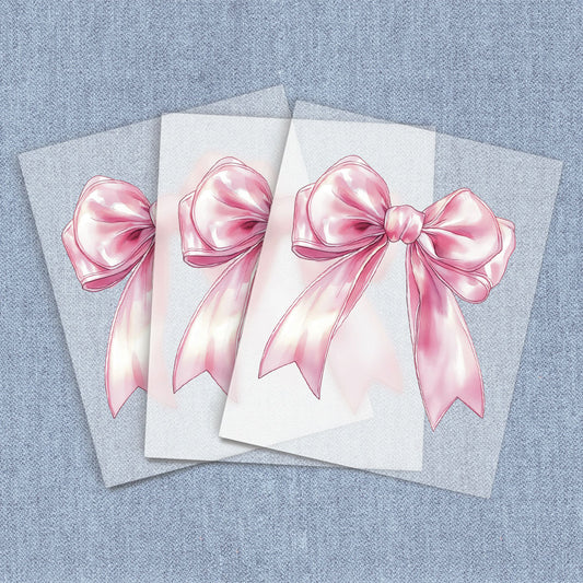 Pink Silk Coquette Bow