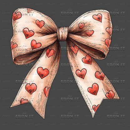 Hearts Coquette Bow