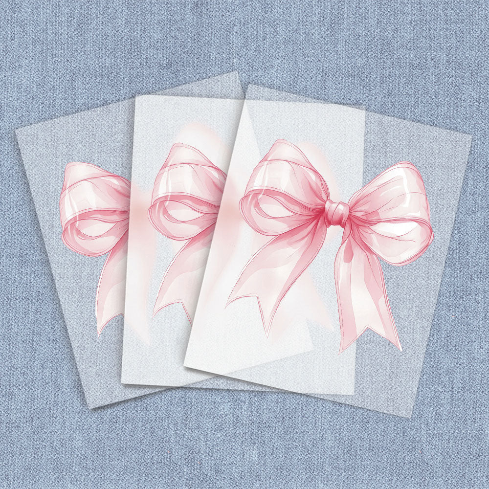 Pink Silk Coquette Bow