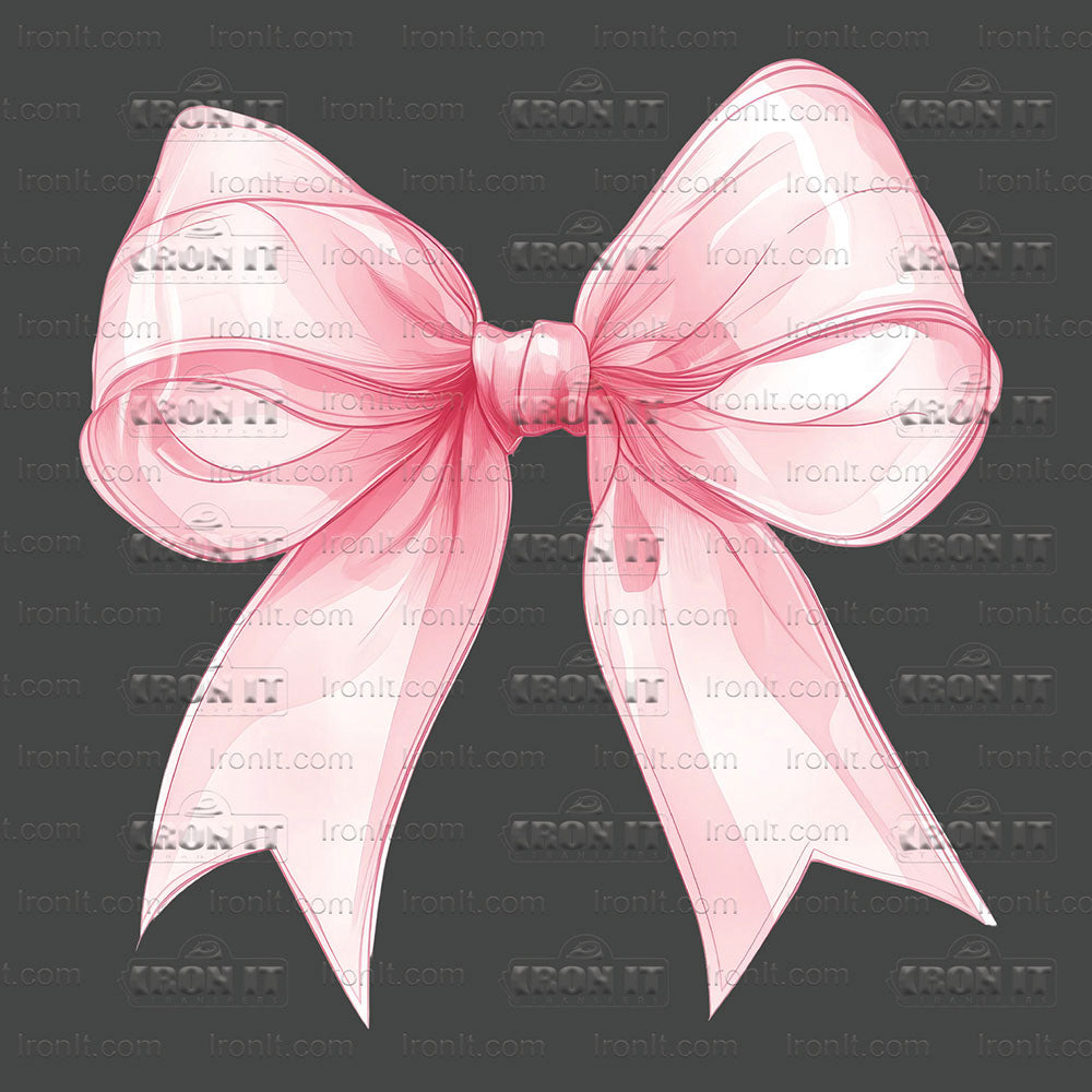 Pink Silk Coquette Bow