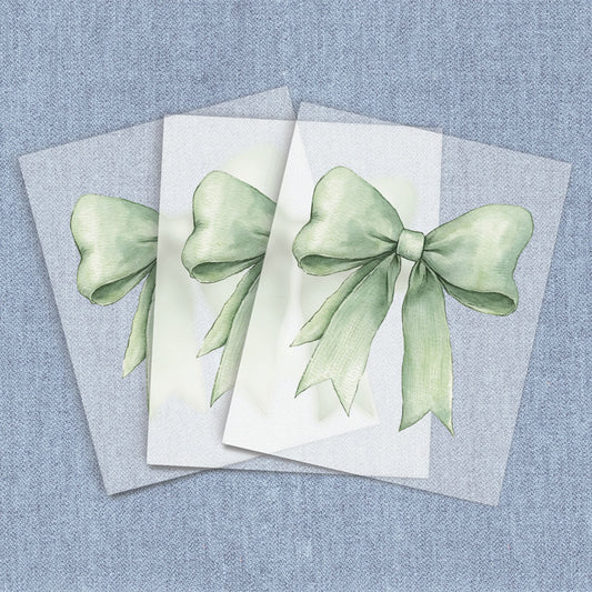 Light Green Coquette Bow