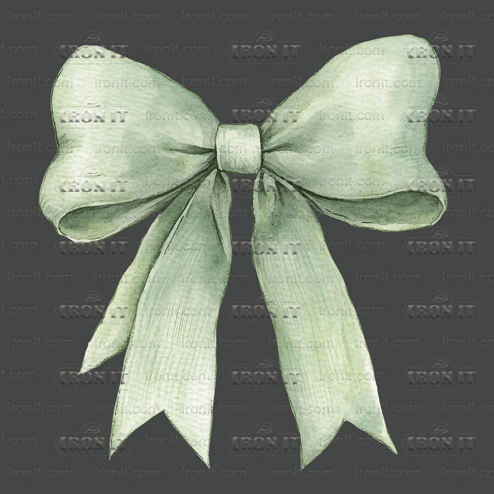 Light Green Coquette Bow