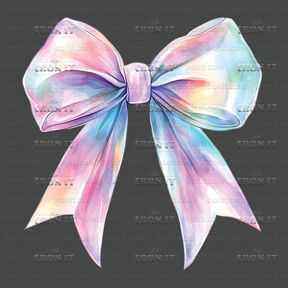 Rainbow Coquette Bow