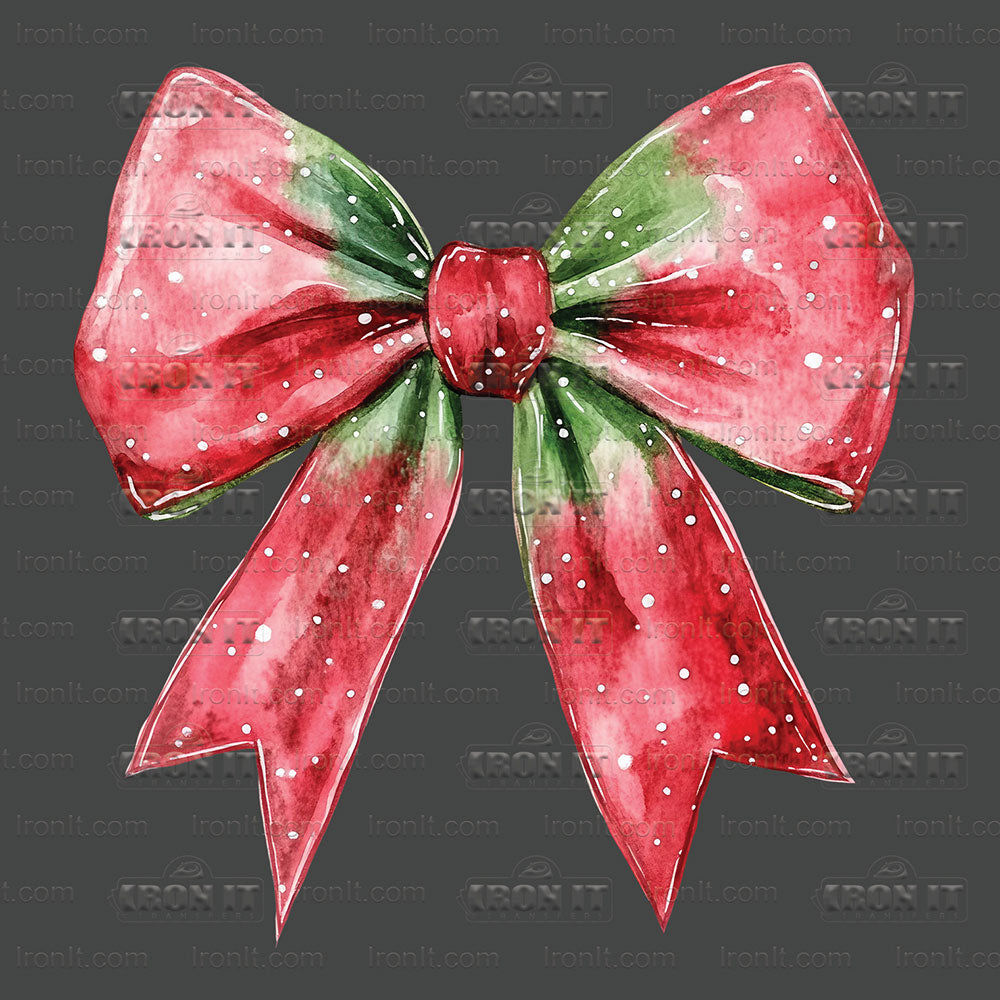 Christmas Polka Dots Coquette Bow