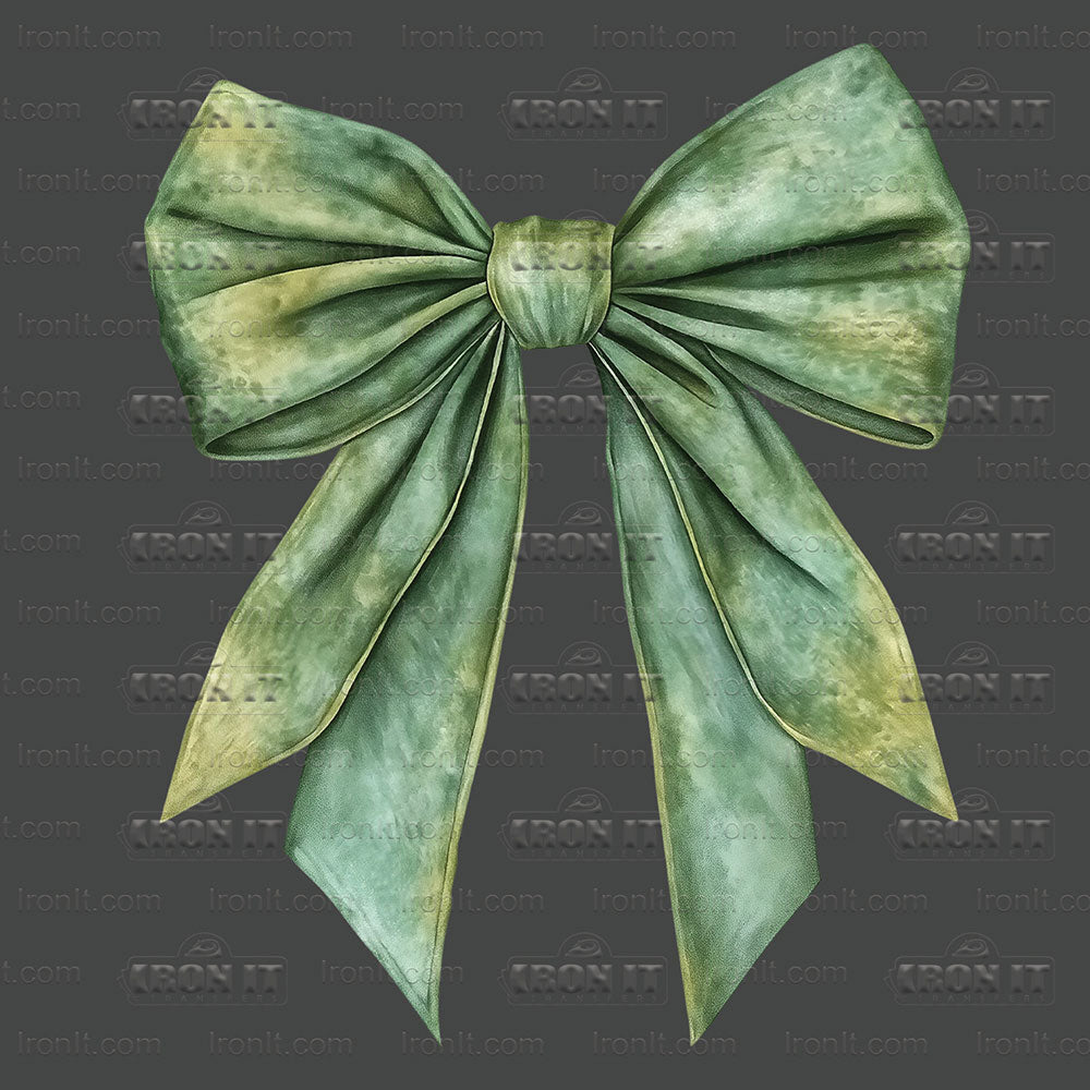 Vintage Green Coquette Bow