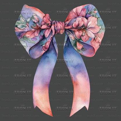 Vintage Floral Coquette Bow