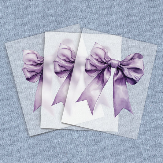 Purple Coquette Bow