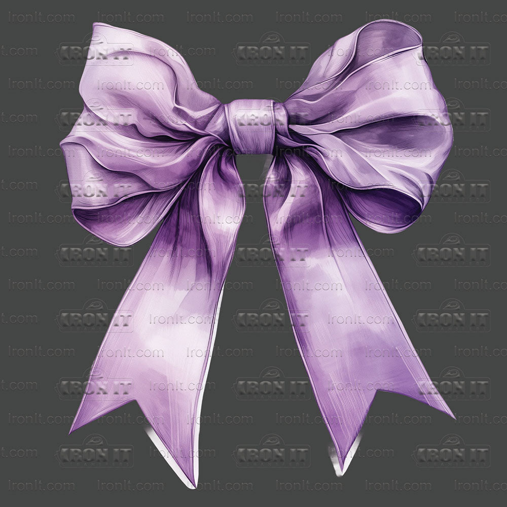 Purple Coquette Bow