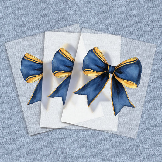 Vintage Michigan Colors Coquette Bow