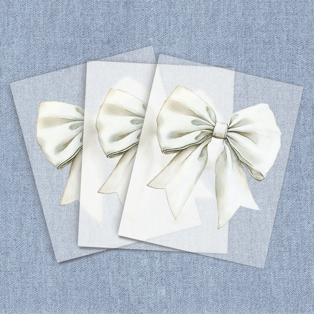 White Coquette Bow