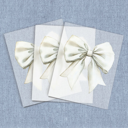 White Coquette Bow