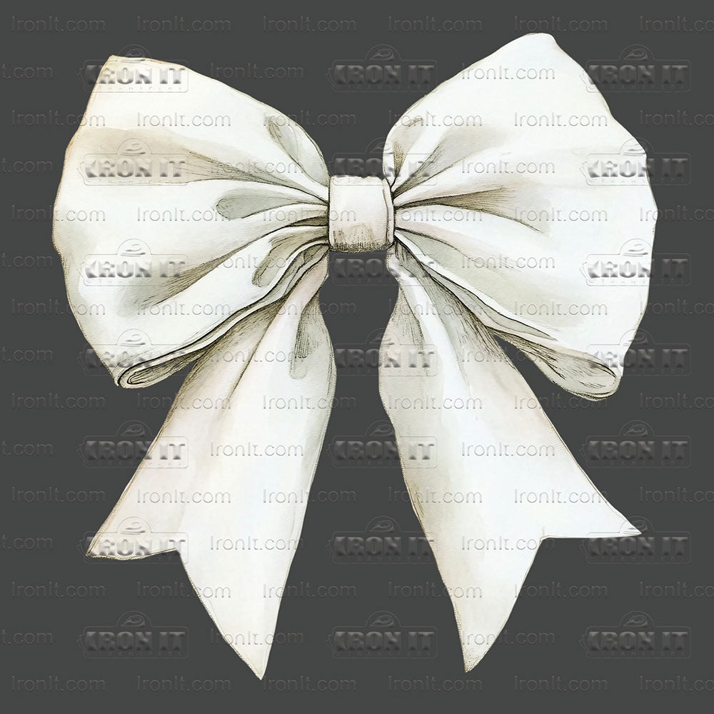 White Coquette Bow