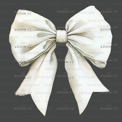 White Coquette Bow