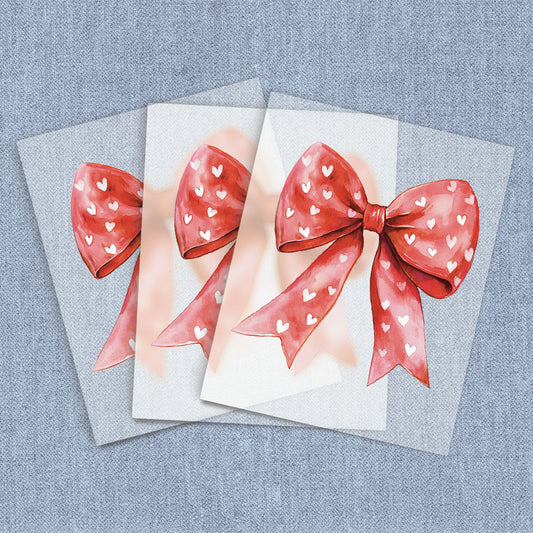 Valentine Hearts Coquette Bow