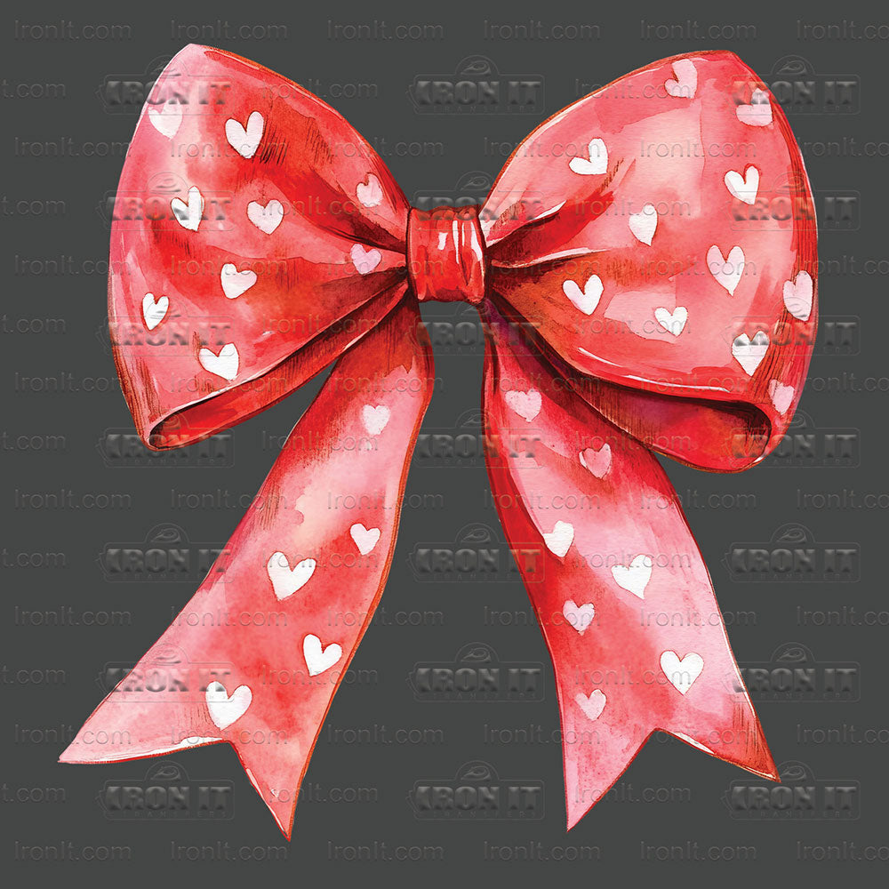 Valentine Hearts Coquette Bow