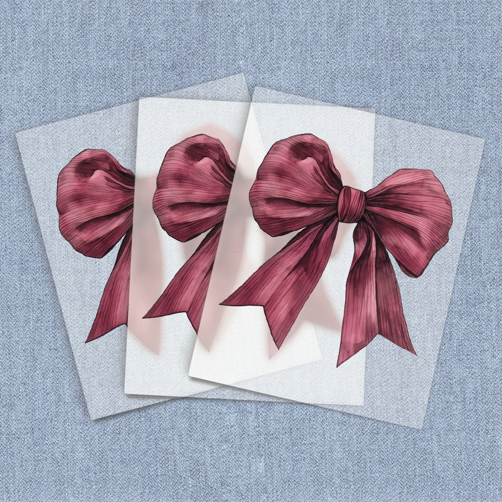 Maroon Coquette Bow