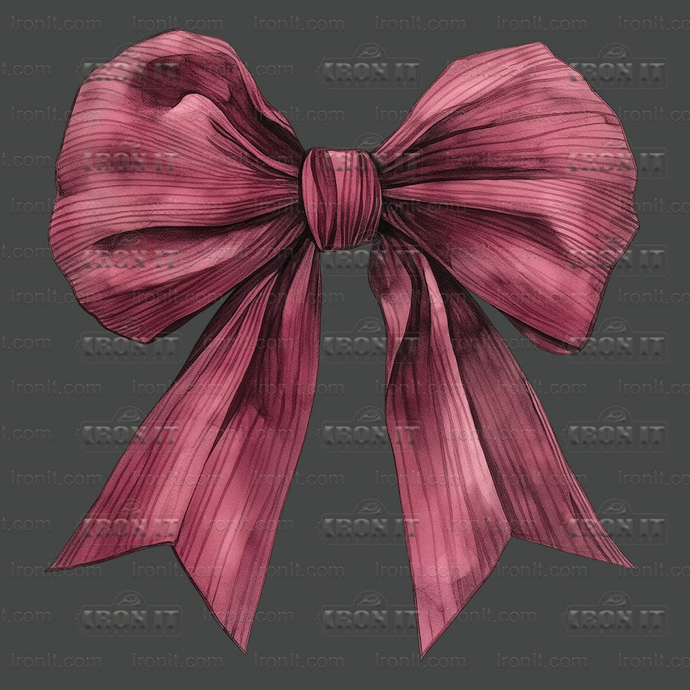 Maroon Coquette Bow