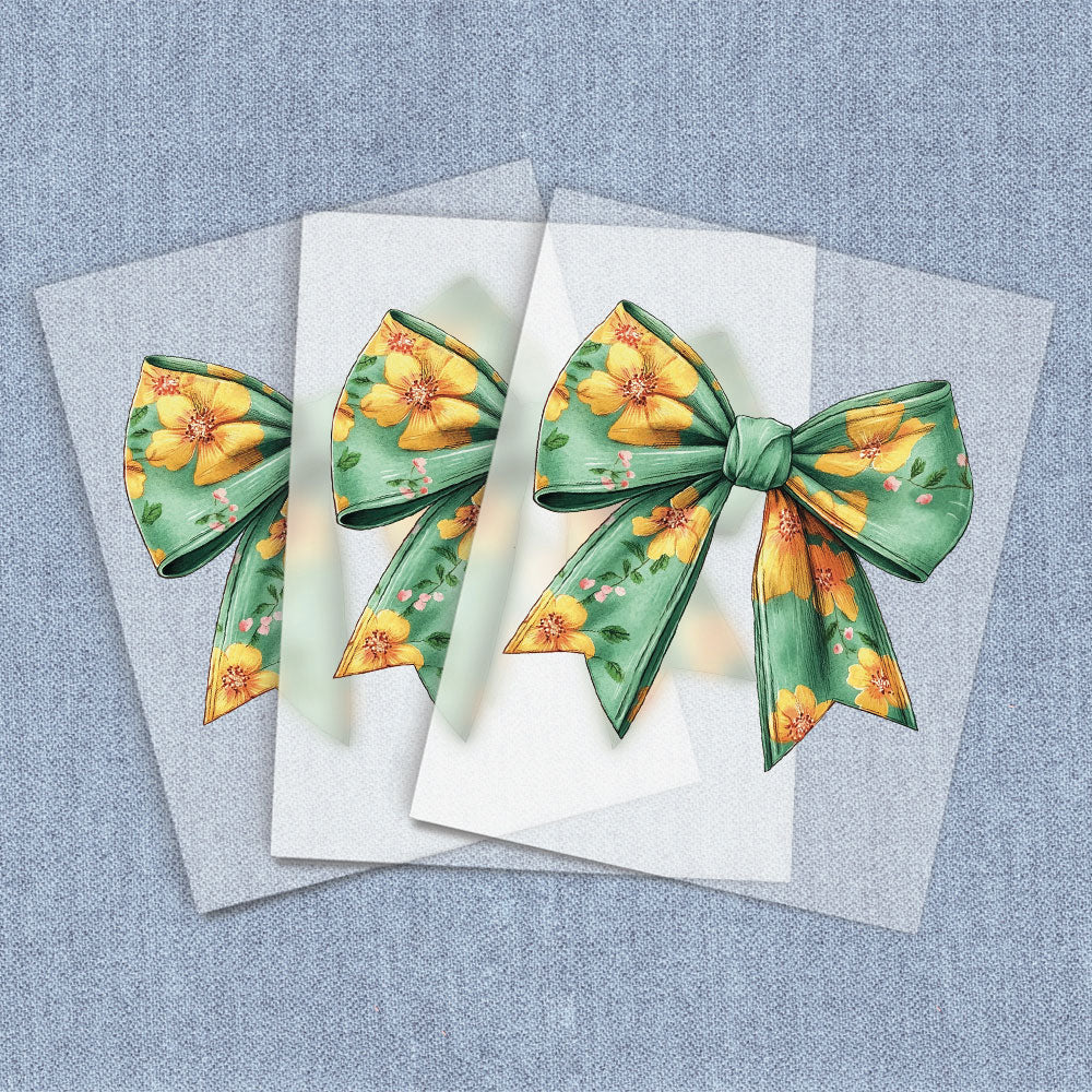 Summer Flowers Coquette Bow