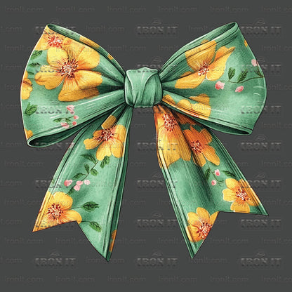 Summer Flowers Coquette Bow