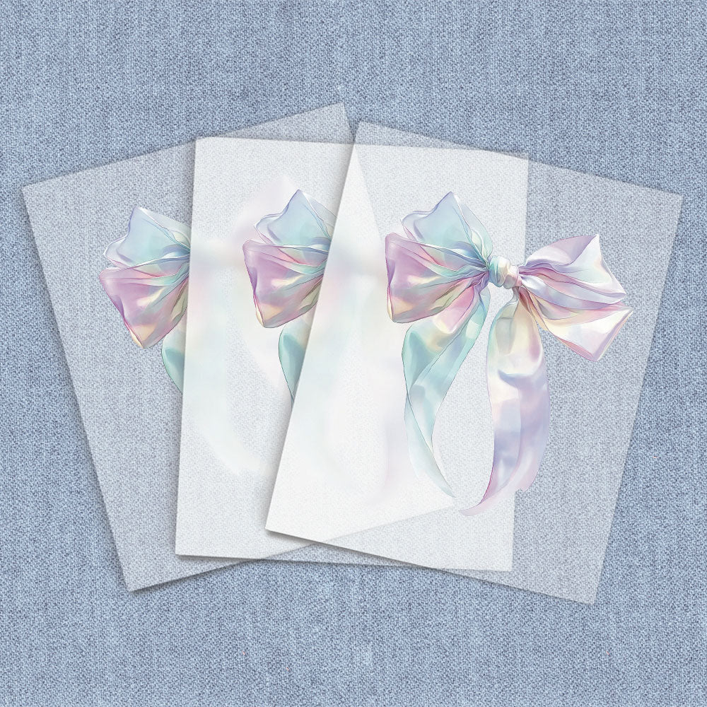 Pastel Watercolor Coquette Bow