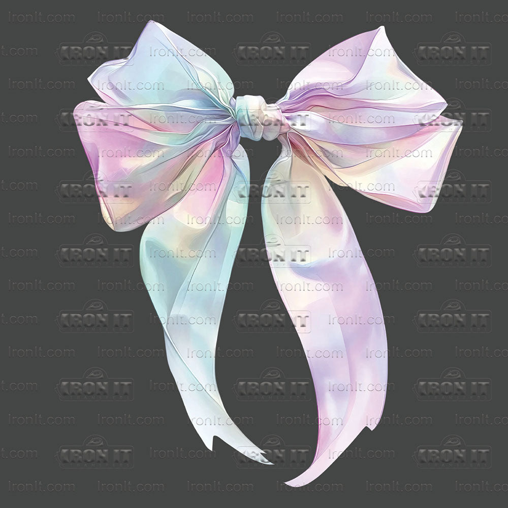 Pastel Watercolor Coquette Bow