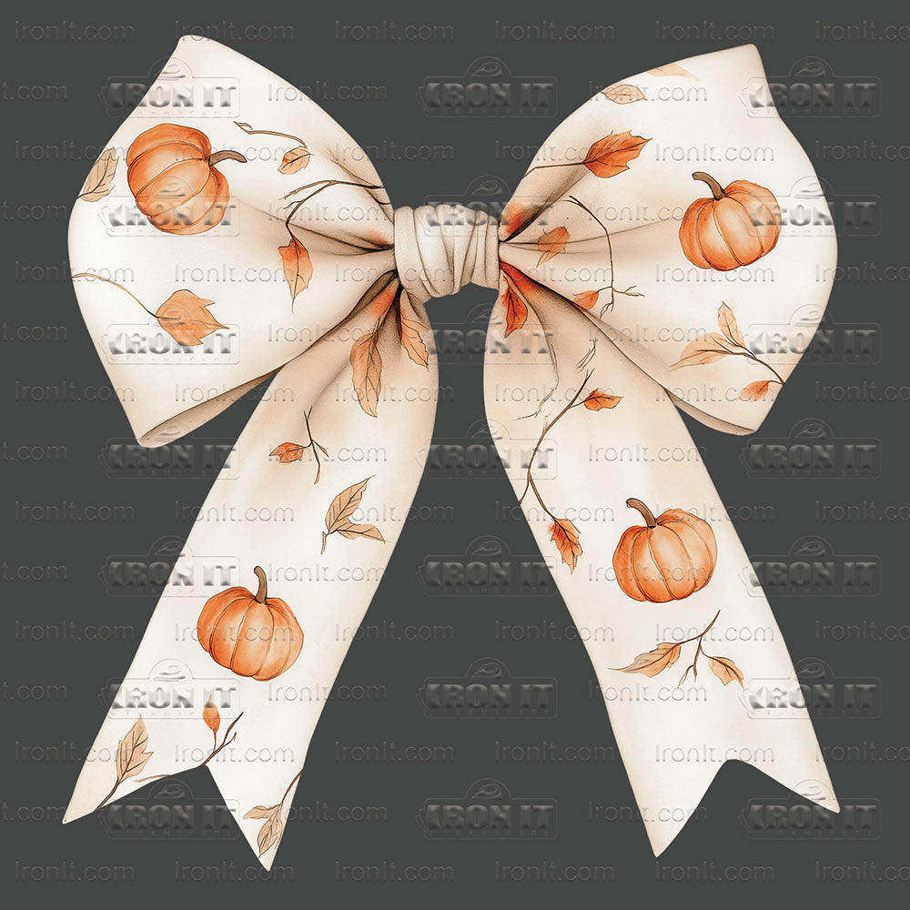 Fall Pumpkins Coquette Bow