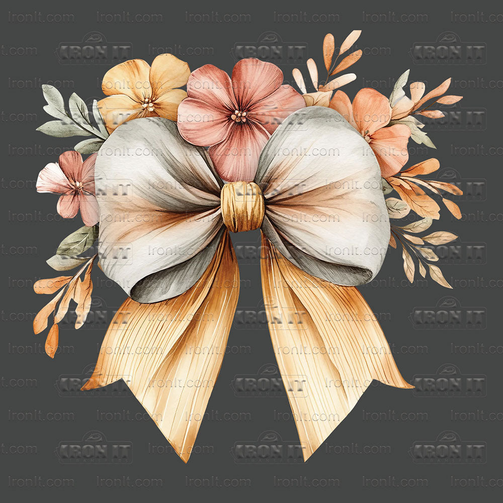 Pastel Fall Coquette Bow