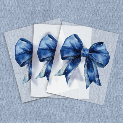 Blue Sparkle Coquette Bow