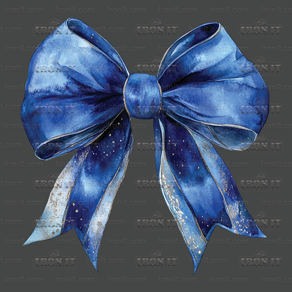 Blue Sparkle Coquette Bow