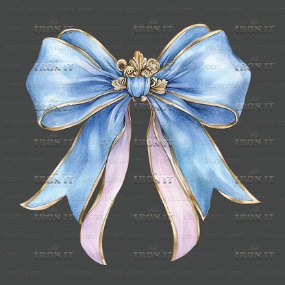 Blue Royal Coquette Bow