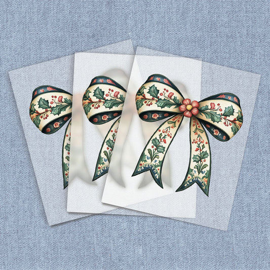 Vintage Christmas Coquette Bow