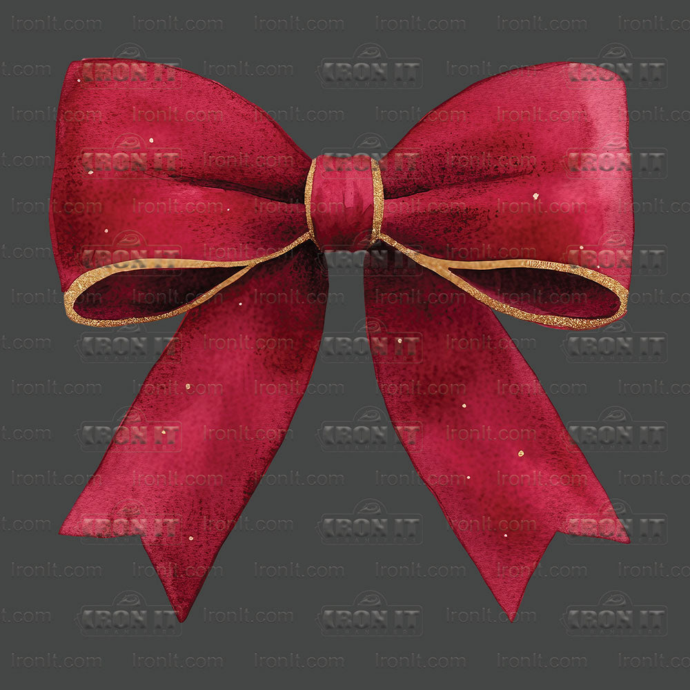 Red Christmas Coquette Bow