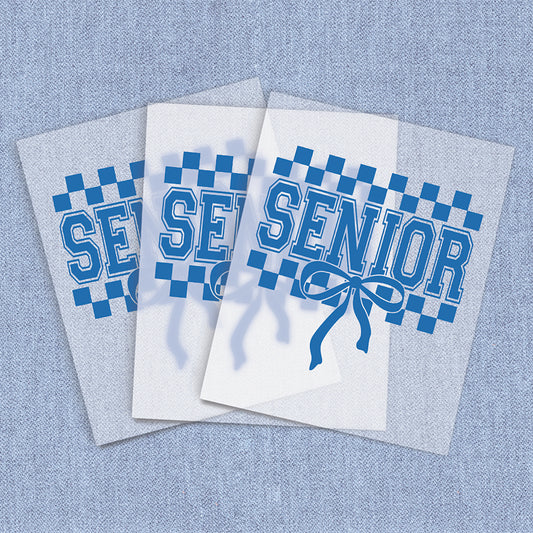 Senior Bow Blue