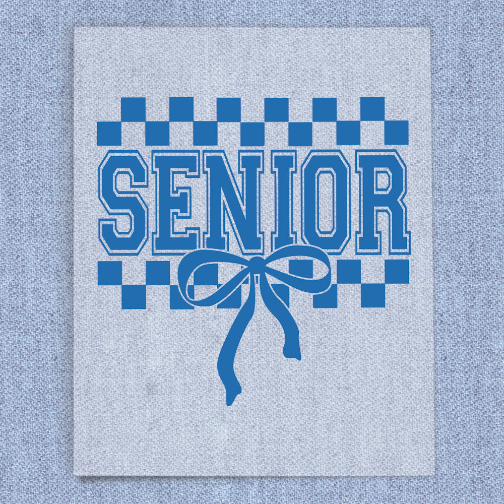 Senior Bow Blue