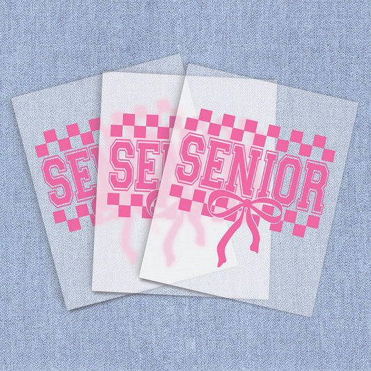 Senior Bow Pink