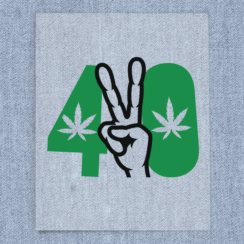 420 Peace Sign