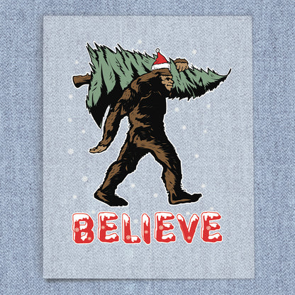 Believe Christmas Sasquatch