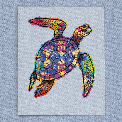 Colorful Sea Turtle