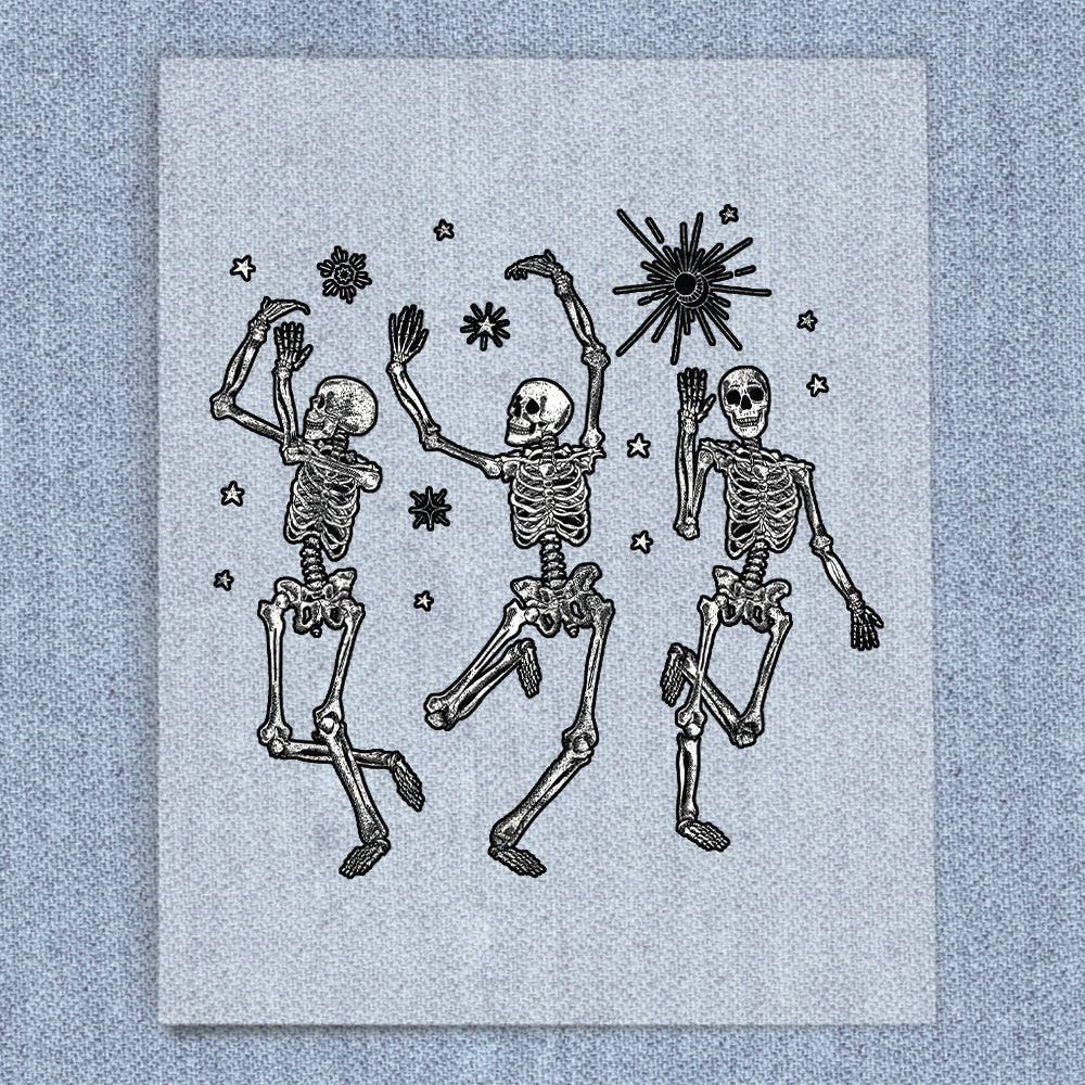 Dancing Moon Skeletons