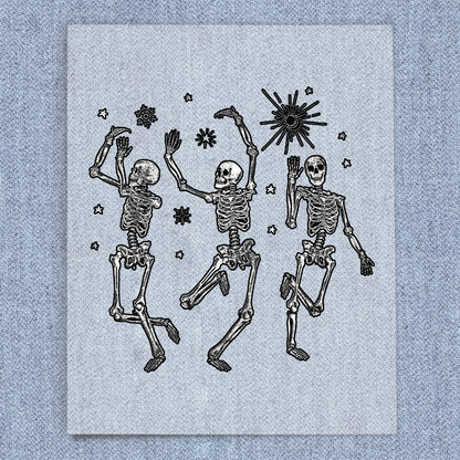 Dancing Moon Skeletons