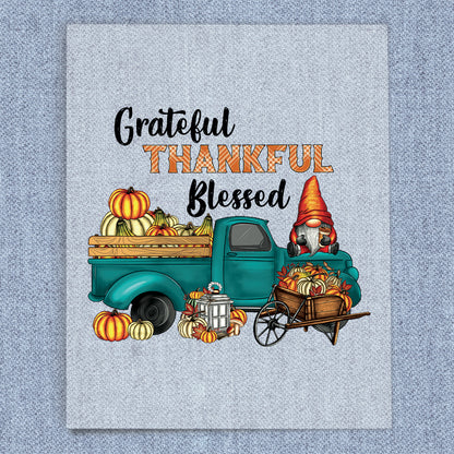 Grateful Thankful Truck Gnome