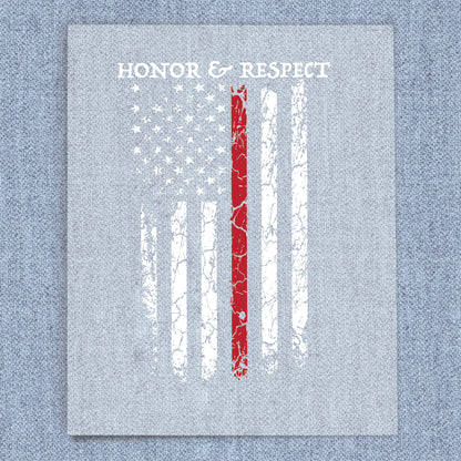 Honor & Respect Red Line