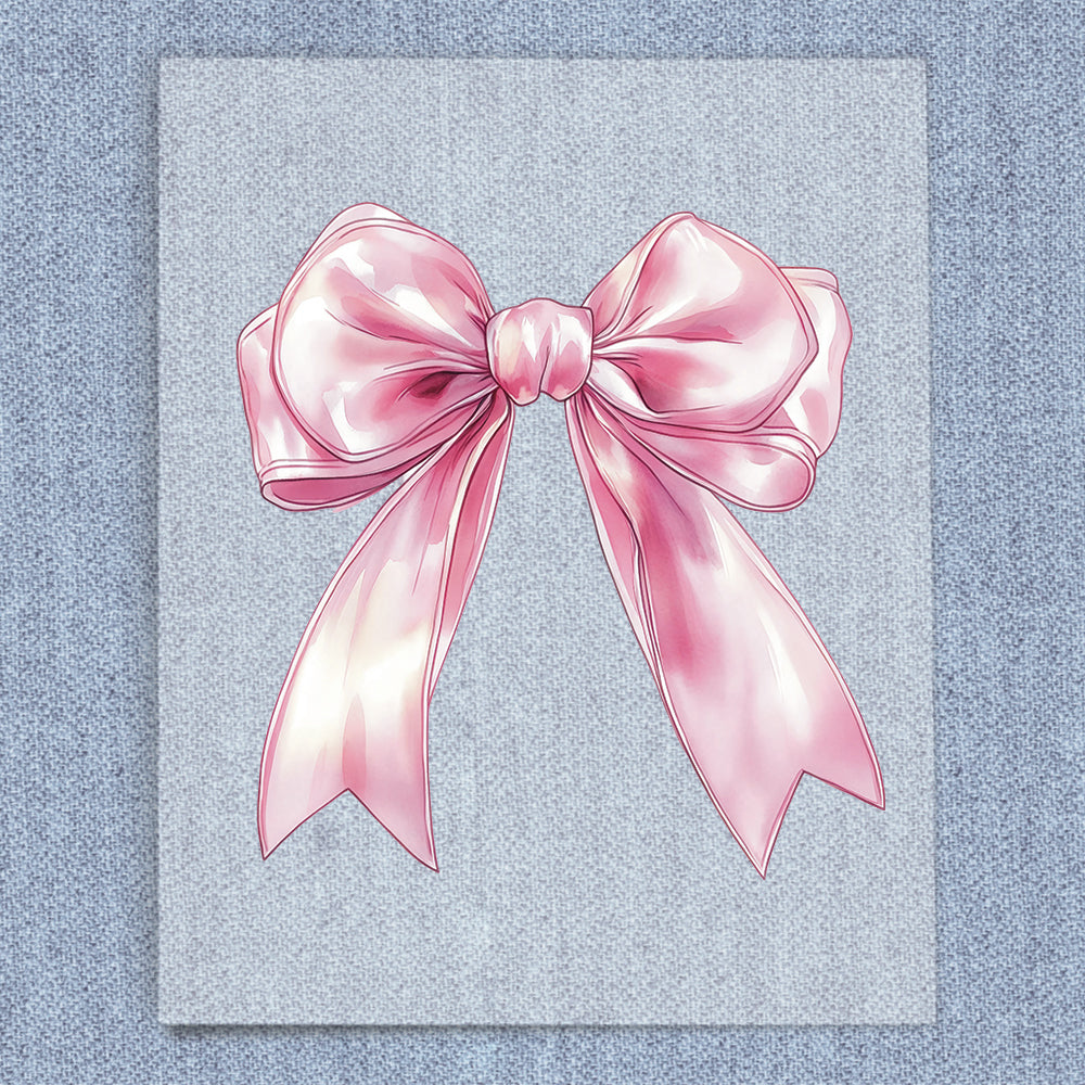 Pink Silk Coquette Bow