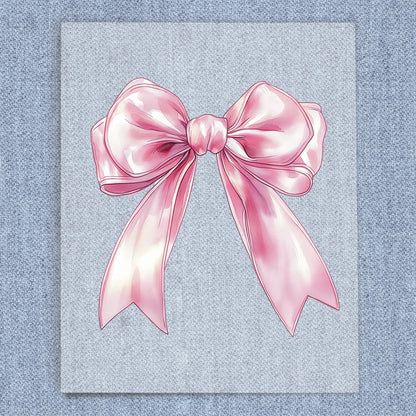 Pink Silk Coquette Bow